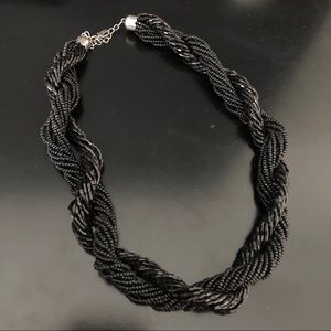 Necklace- Black beaded